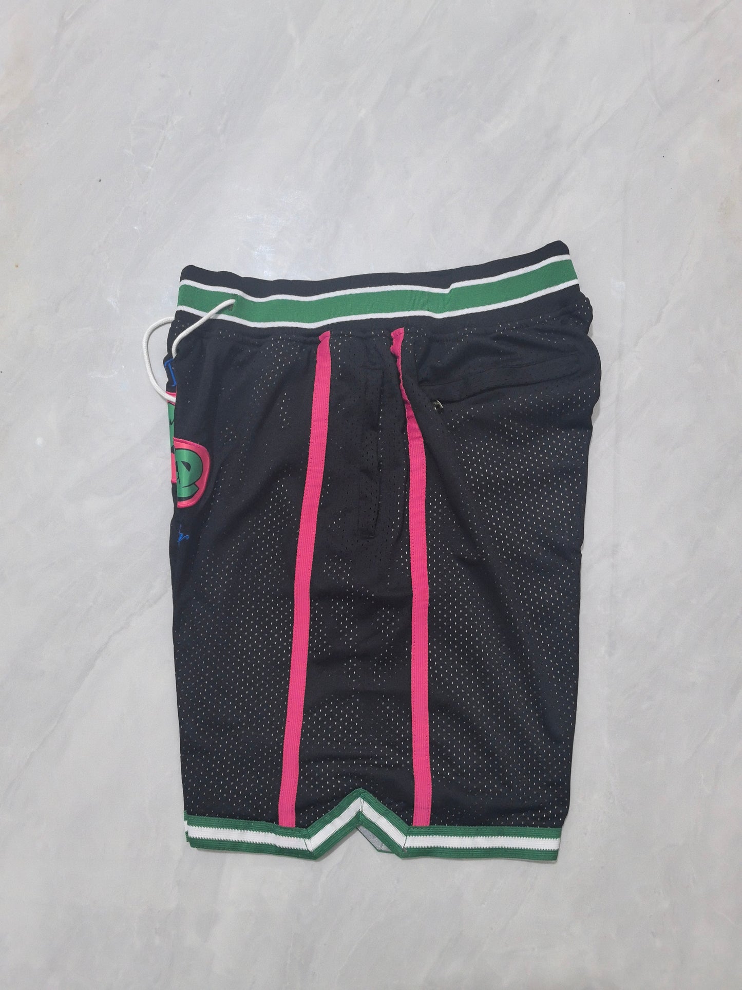 Movie Version Black Pocket Shorts