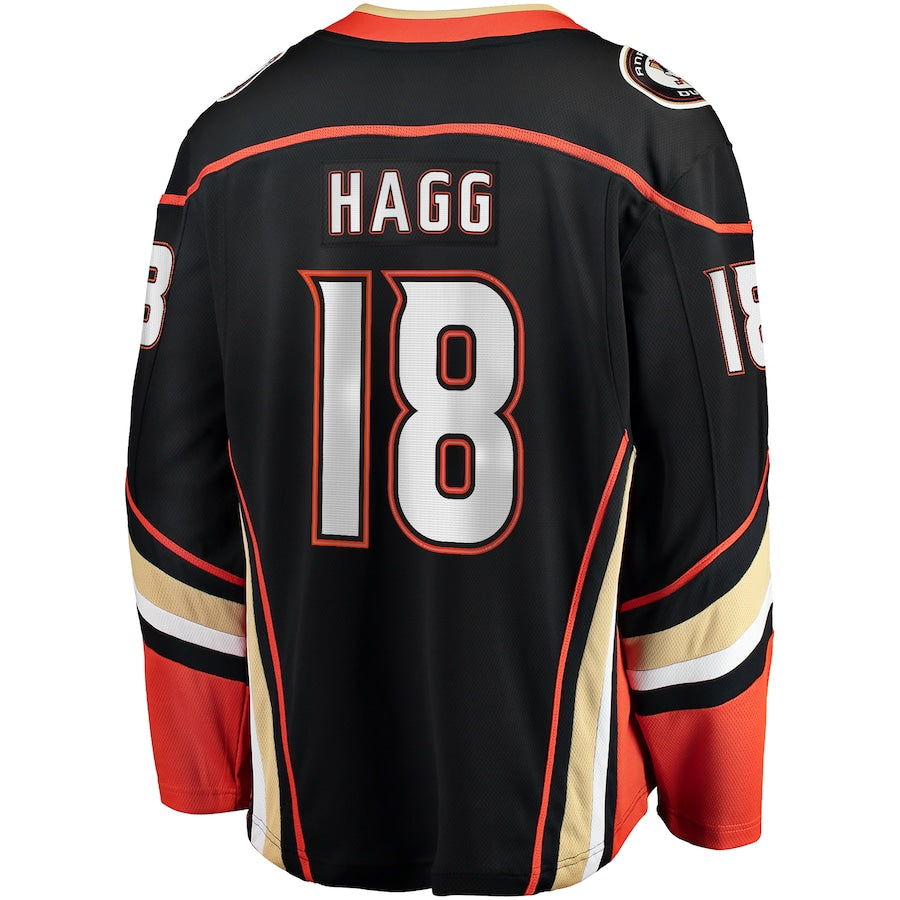 Robert Hagg Anaheim Ducks Home Breakaway Jersey - Black