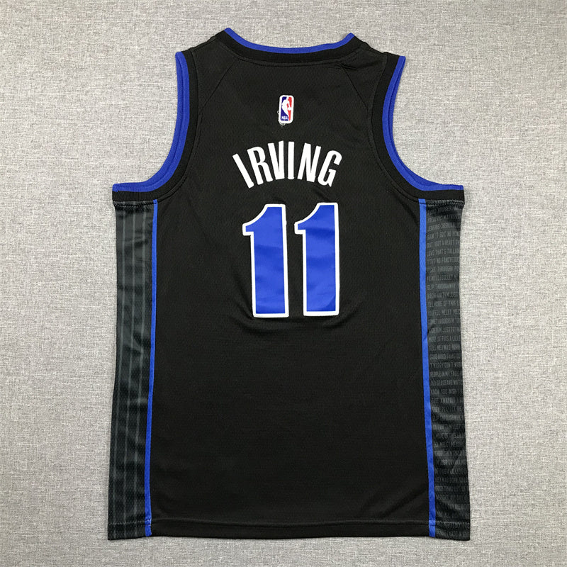 Youth Kyrie Irving Dallas Mavericks #11 City Edition Embroidered Jersey