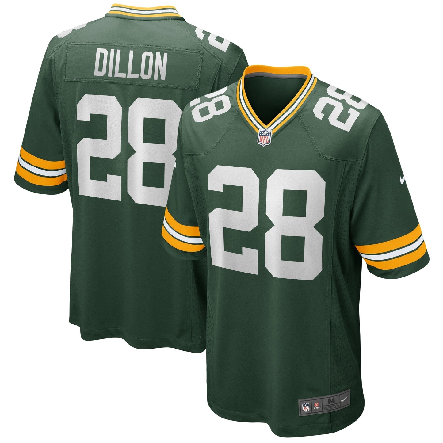 AJ Dillon Green Bay Packers Nike Game Jersey - Green