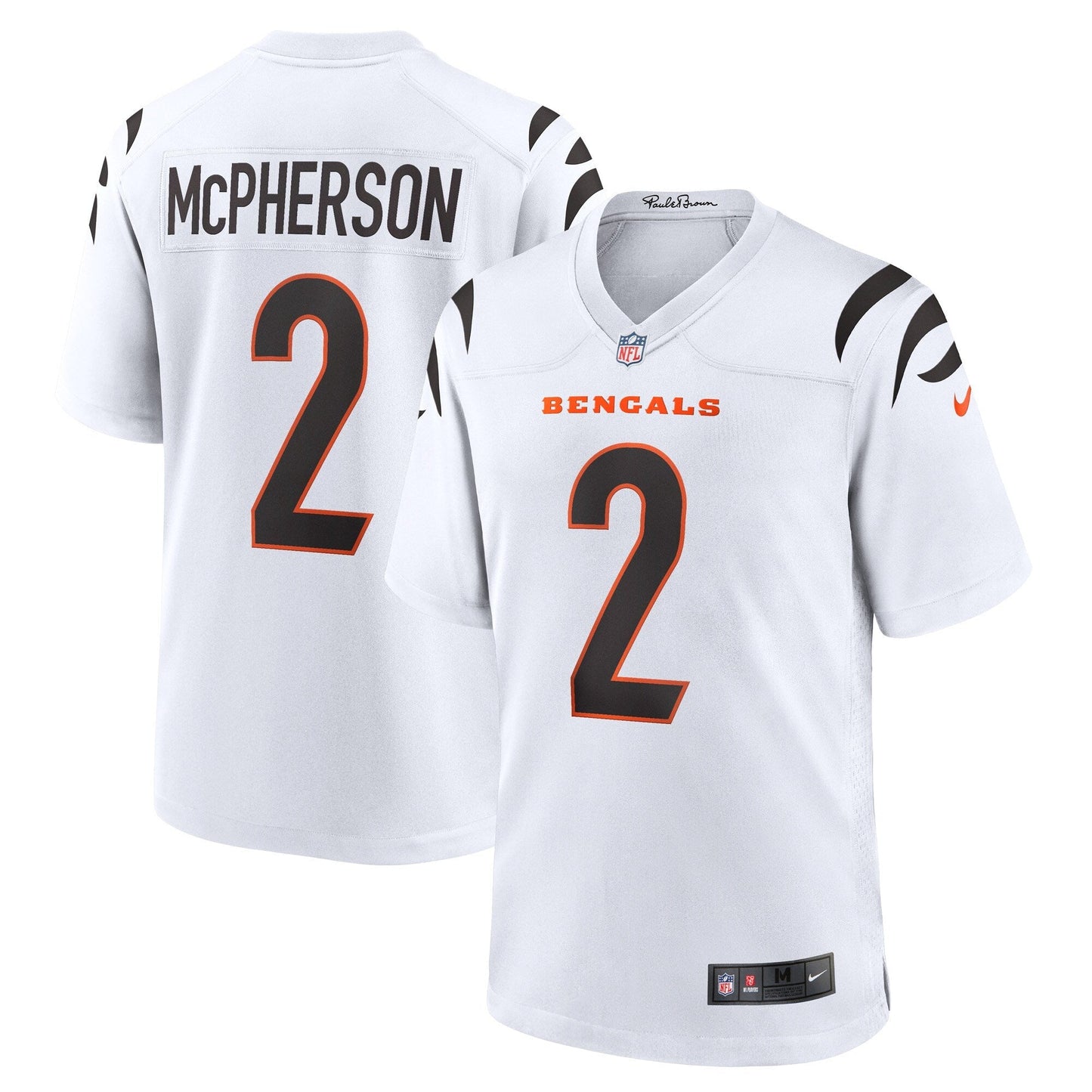 Evan McPherson Cincinnati Bengals Nike Game Jersey - White