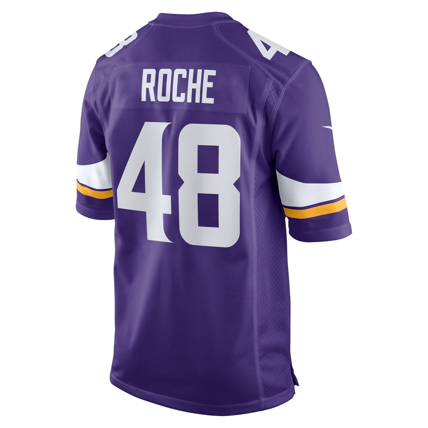 Quincy Roche Minnesota Vikings Nike Team Game Jersey - Purple