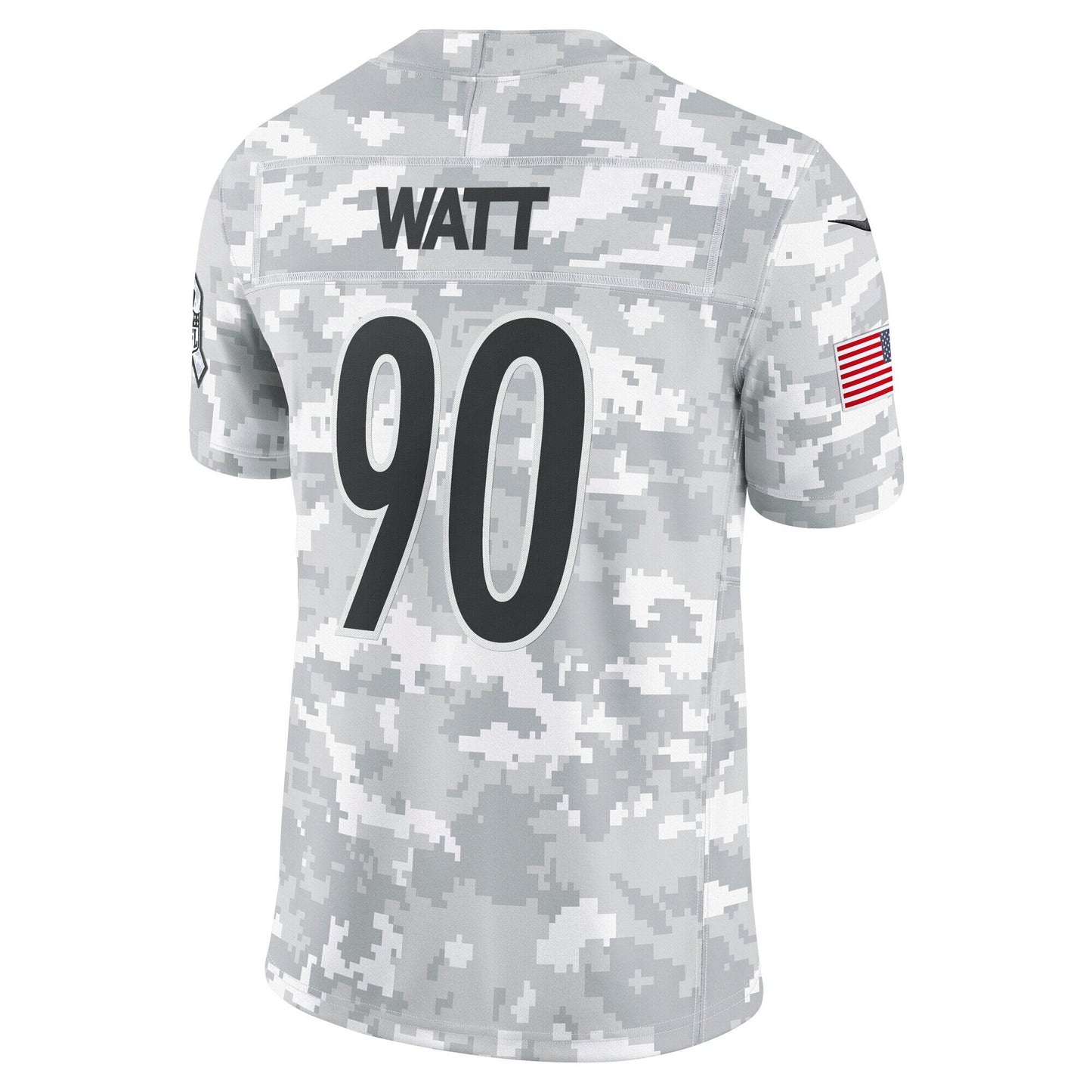 T.J. Watt Pittsburgh Steelers Nike 2024 Salute to Service Limited Jersey - Arctic Camo