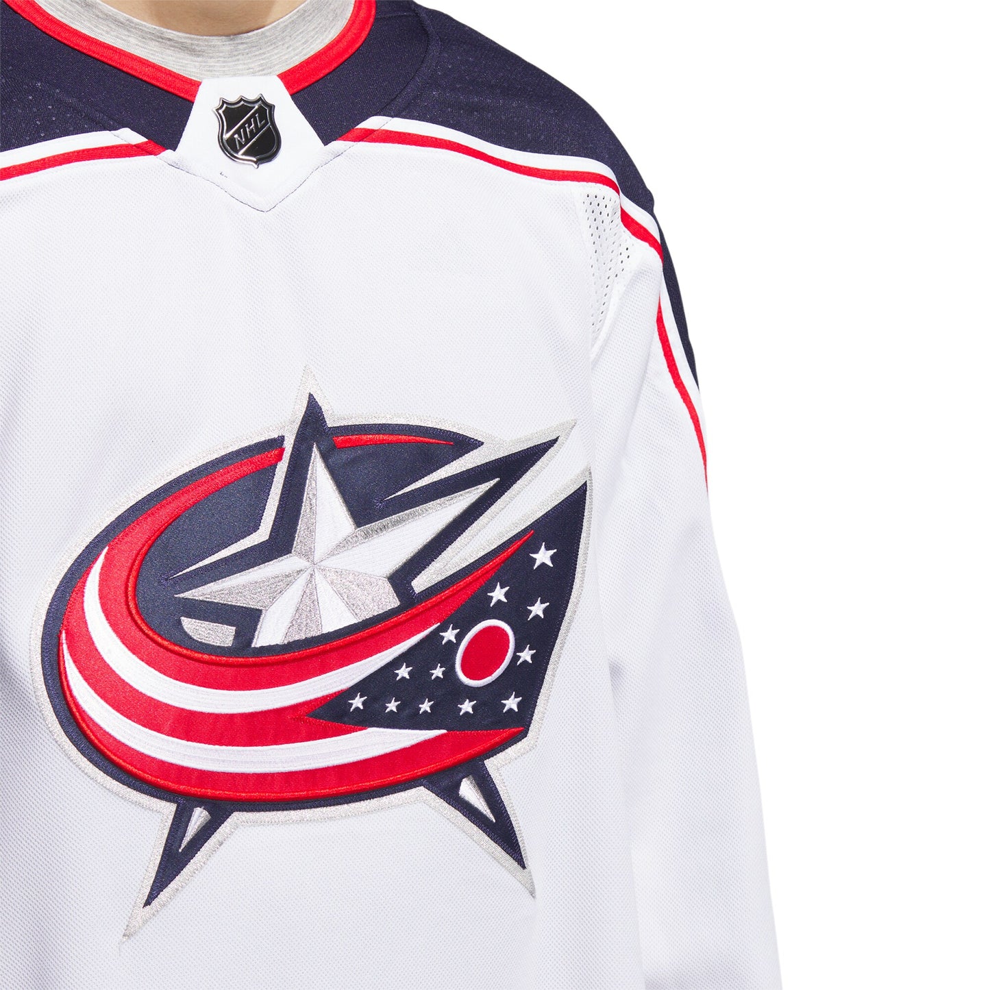 Columbus Blue Jackets Away Primegreen Jersey - White