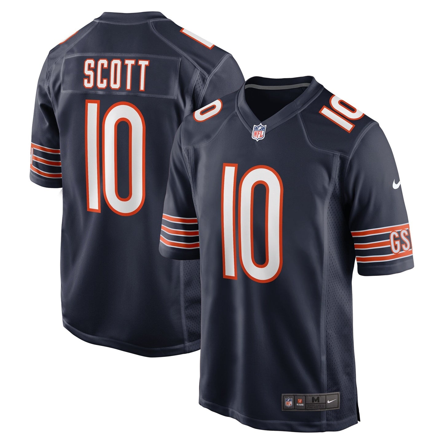 Tyler Scott Chicago Bears Nike Game Jersey - Navy