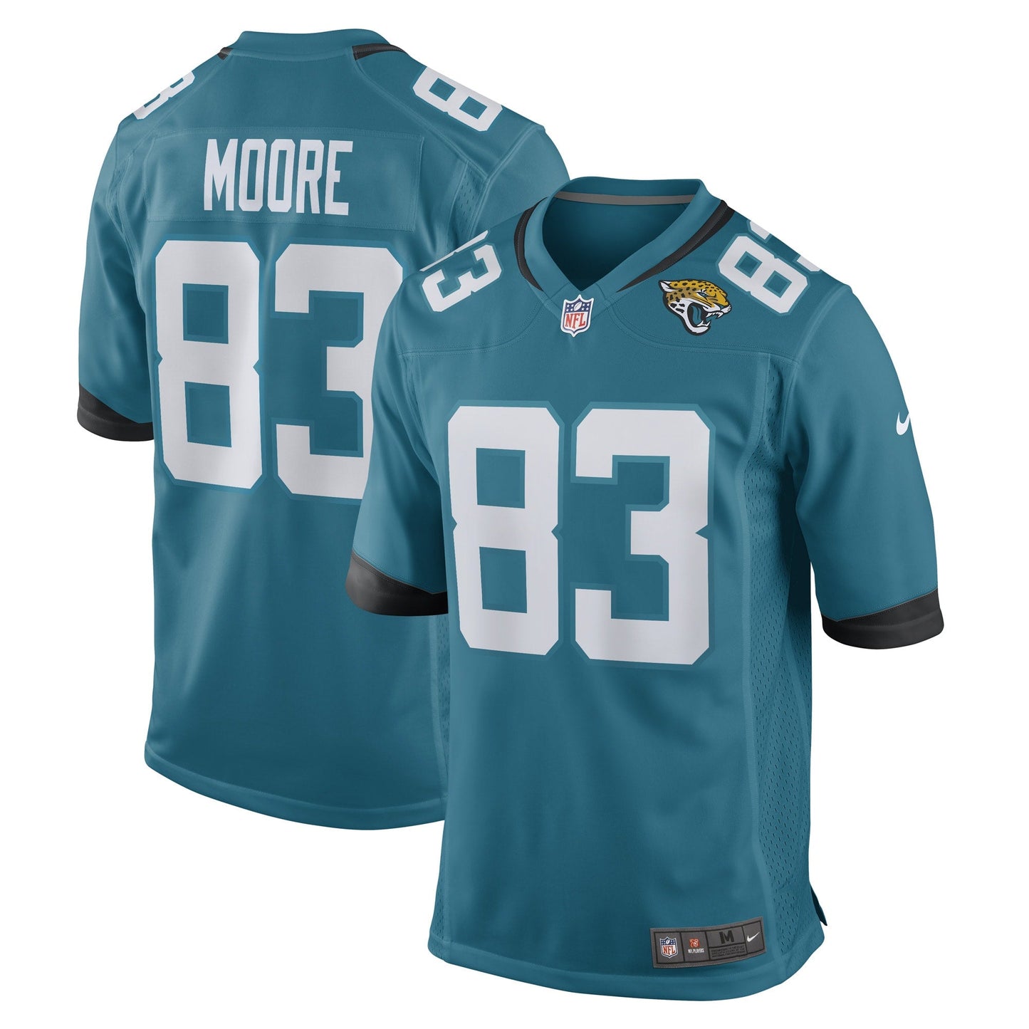 Jaylon Moore Jacksonville Jaguars Nike Game Jersey - Teal