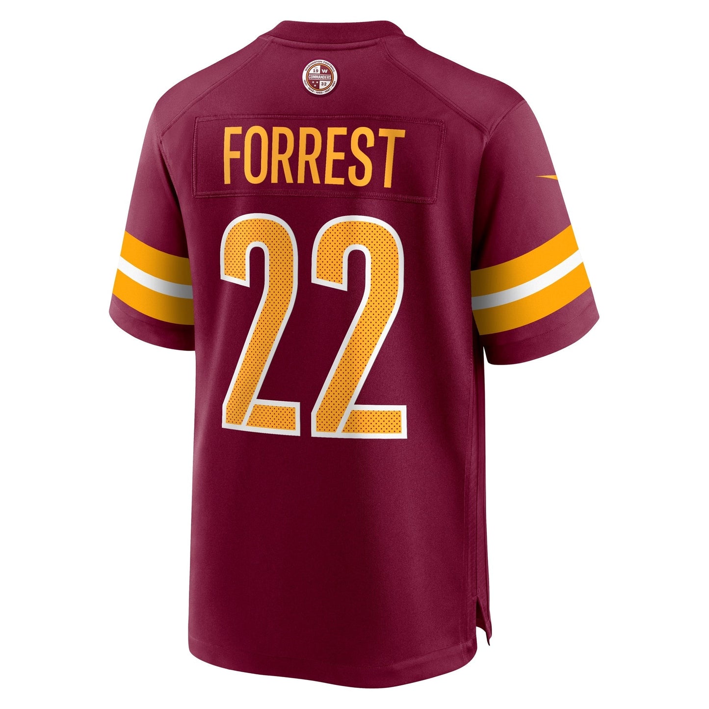 Darrick Forrest Washington Commanders Nike Game Jersey - Burgundy