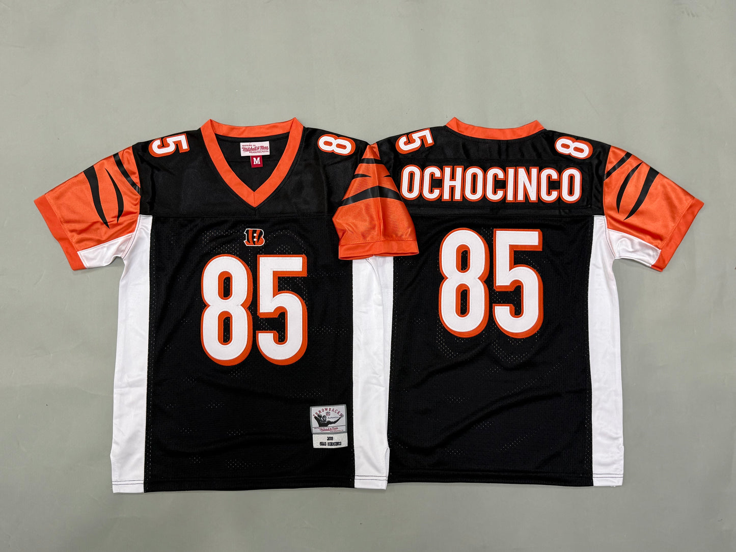 Youth Chad Ochocinco 85 # Cincinnati Bengals Black Vintage Throwback Jersey