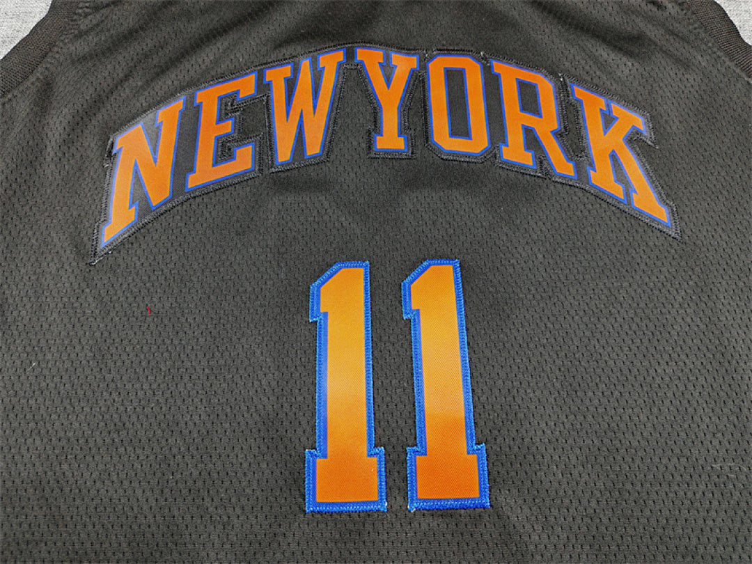 Jalen Brunson#11 New York Knicks 2026 Black Statement Edition Embroidered Jersey