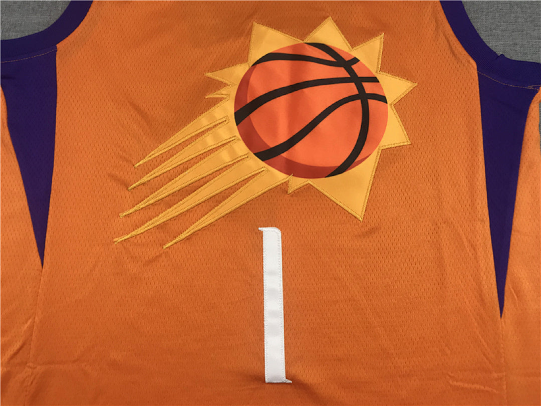 Devin Booker #1 Phoenix Suns City Edition Swingman Embroidered Jersey