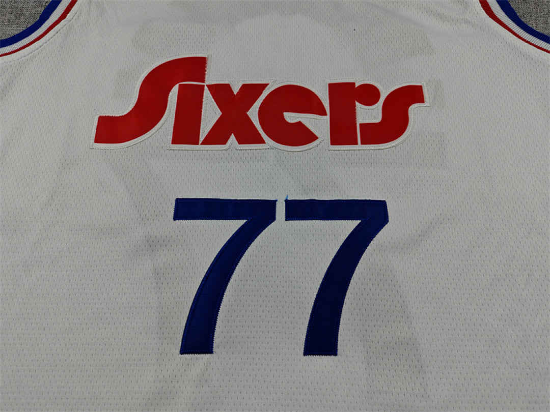 V. J. Edgecombe #77 Philadelphia 76ers White City Edition Swingman Embroidered Jersey