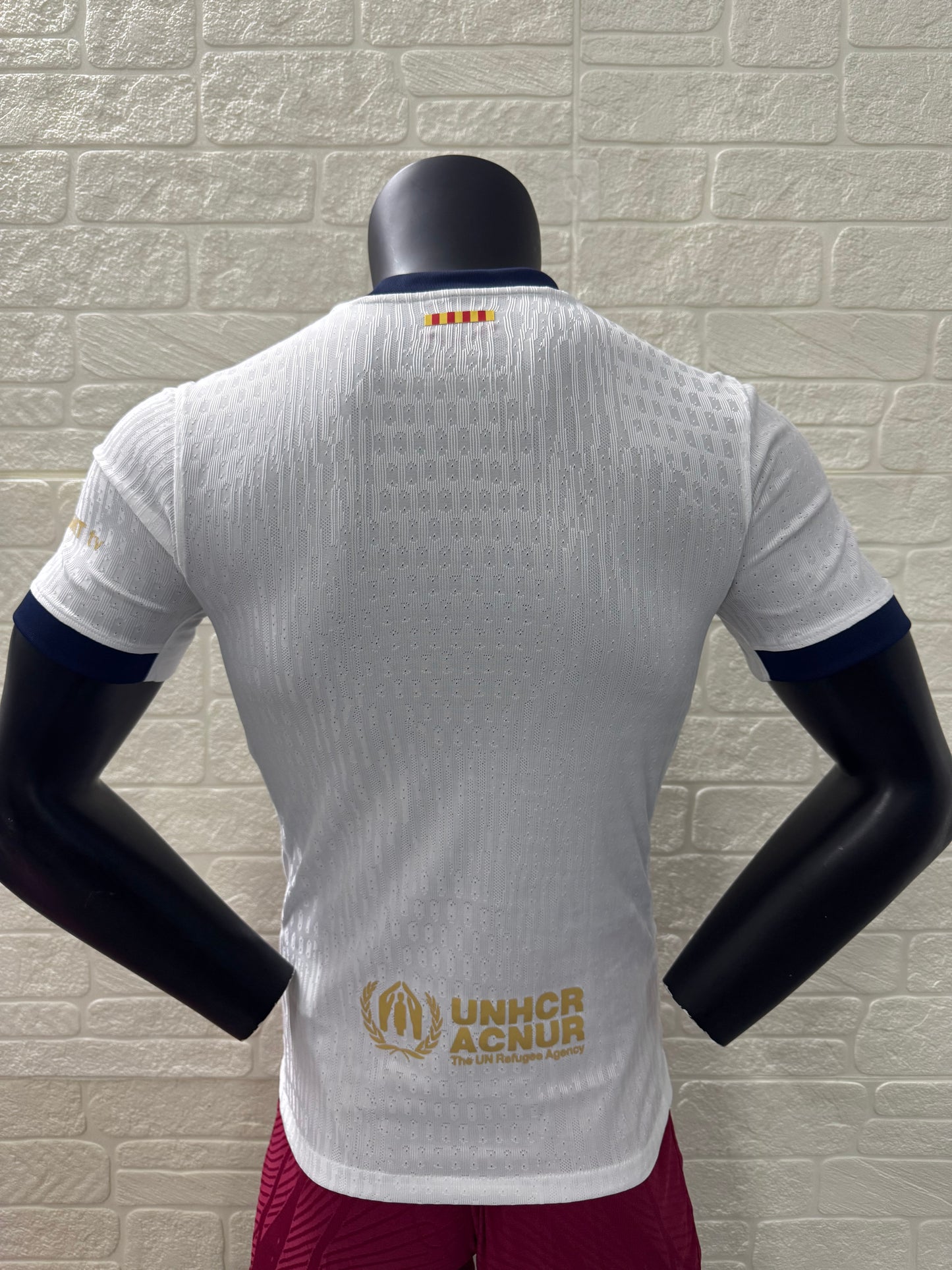 2025-26 Barcelona Home Player Version Shirt White Jersey