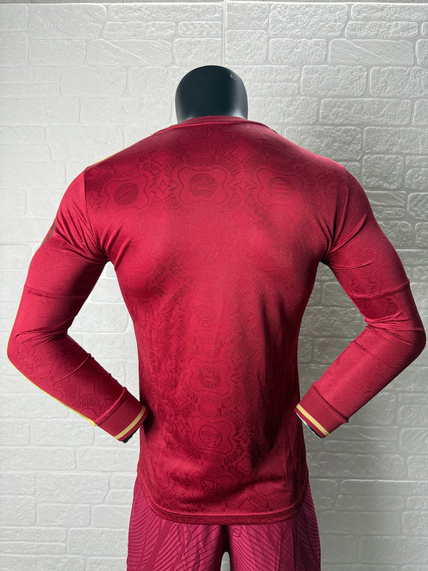 2025-26 Bayern Munich 125th Anniversary Red Long Sleeve Player Version Jersey