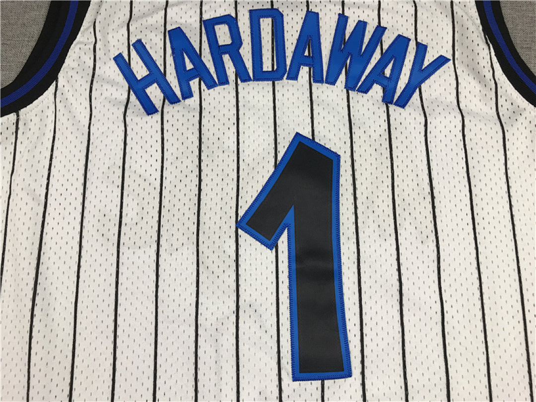 Anfernee Hardaway#1 Orlando Magic 1993-94 Hardaway White Edition Embroidered Jersey