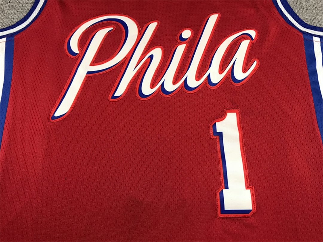 James Harden #1 Philadelphia 76ers City Edition Swingman Embroidered Jersey