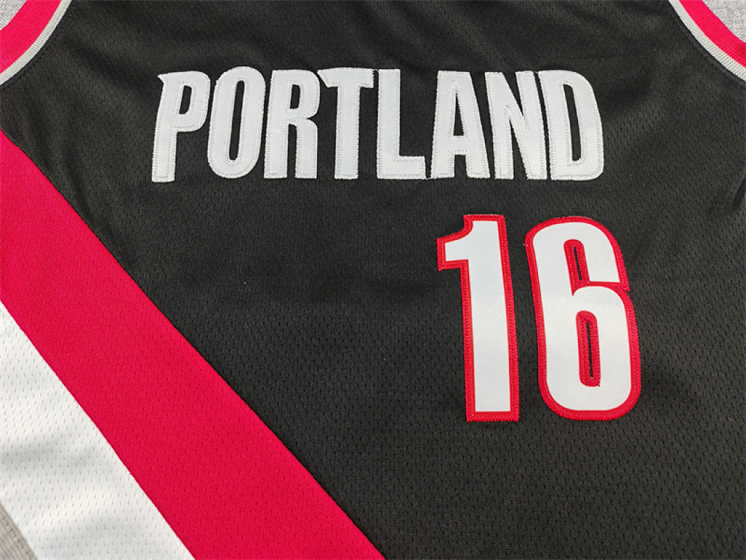 Yang Hansen#16 Portland Trail Blazers City Edition Swingman Embroidered Jersey