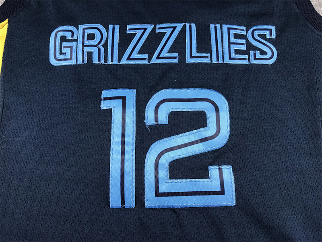 Ja Morant# 12 Memphis Grizzlies City Edition Swingman Embroidered Jersey