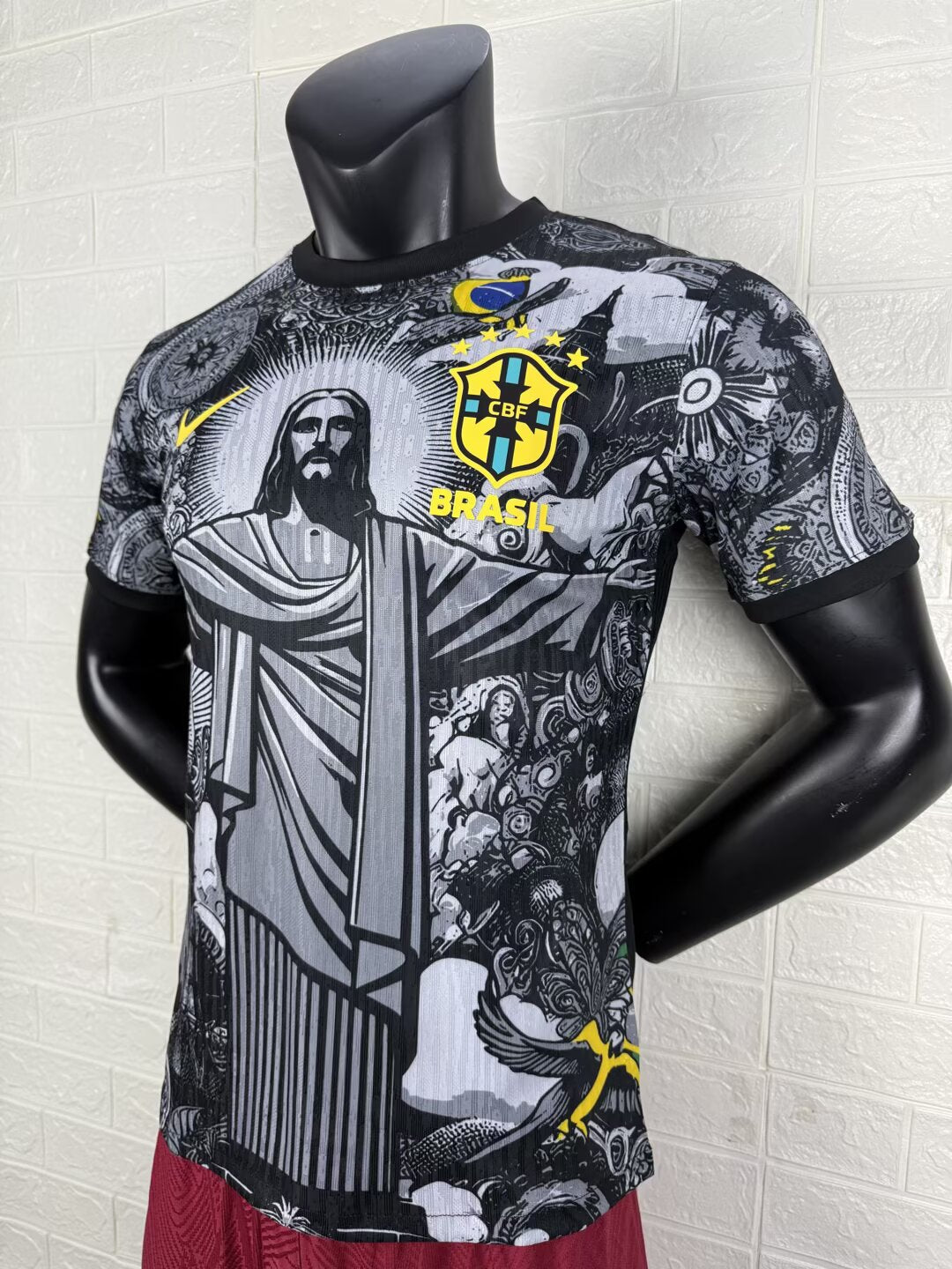2025-26 Brazil Grey Player Version Jersey