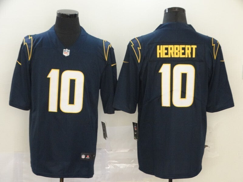 Men's San Diego Chargers Justin Herbert Jersey-Dark blue