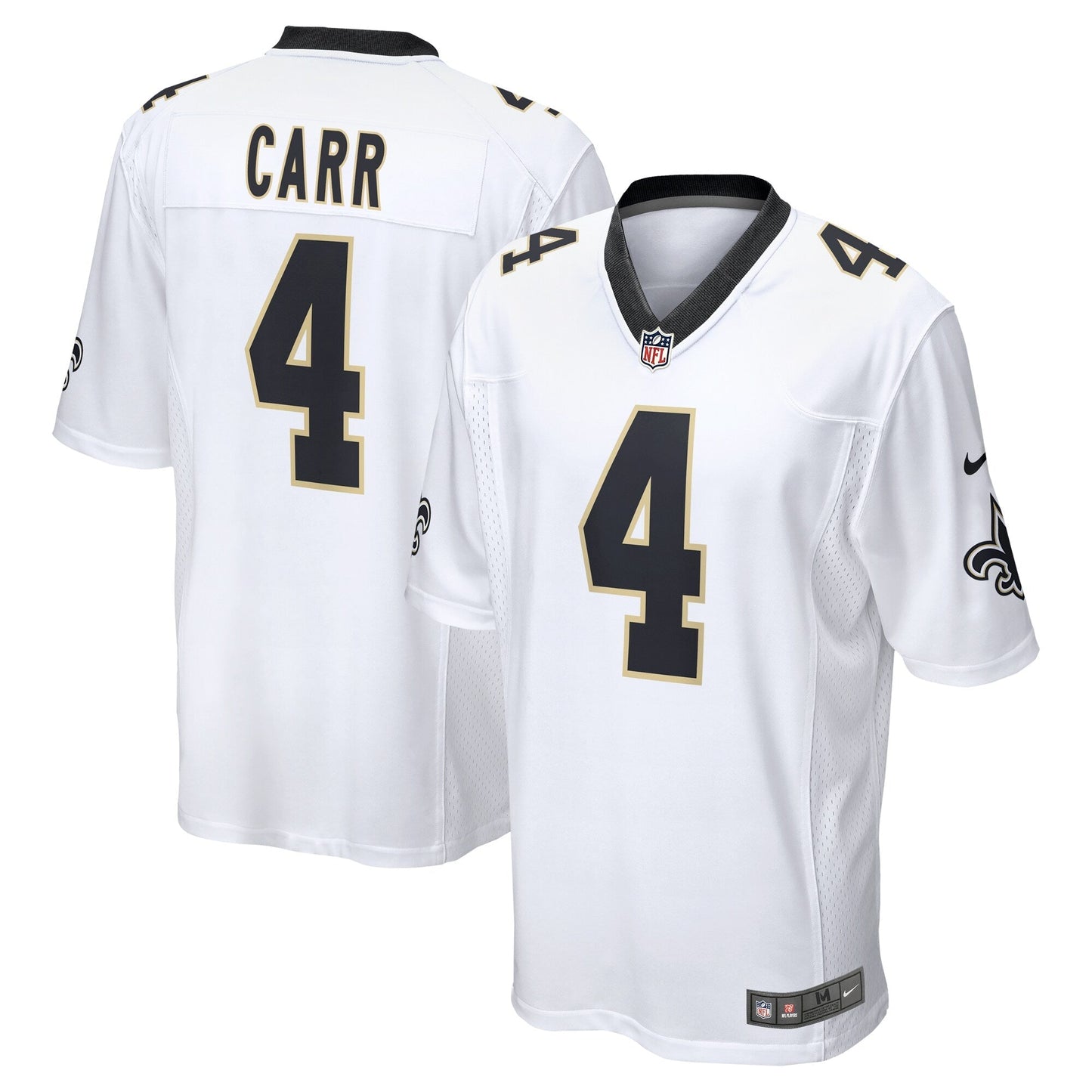 Derek Carr New Orleans Saints Nike Game Jersey - White