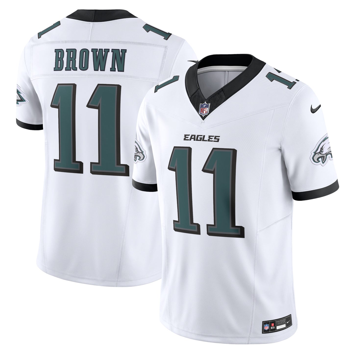 Philadelphia Eagles 11# A.J. Brown Nike Vapor F.U.S.E. Limited Jersey