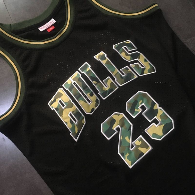 Michael Jordan Chicago Bulls 23 Black Jersey