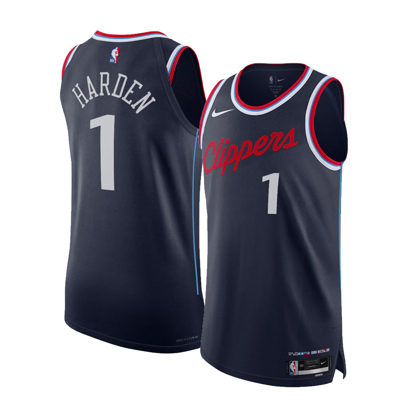 James Harden 1 Los Angeles Clippers 2024 Icon Edition Fan Support Team Jersey – Navy