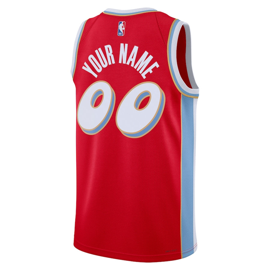 Unisex Memphis Grizzlies Red 2024/25 Custom Swingman Jersey - City Edition