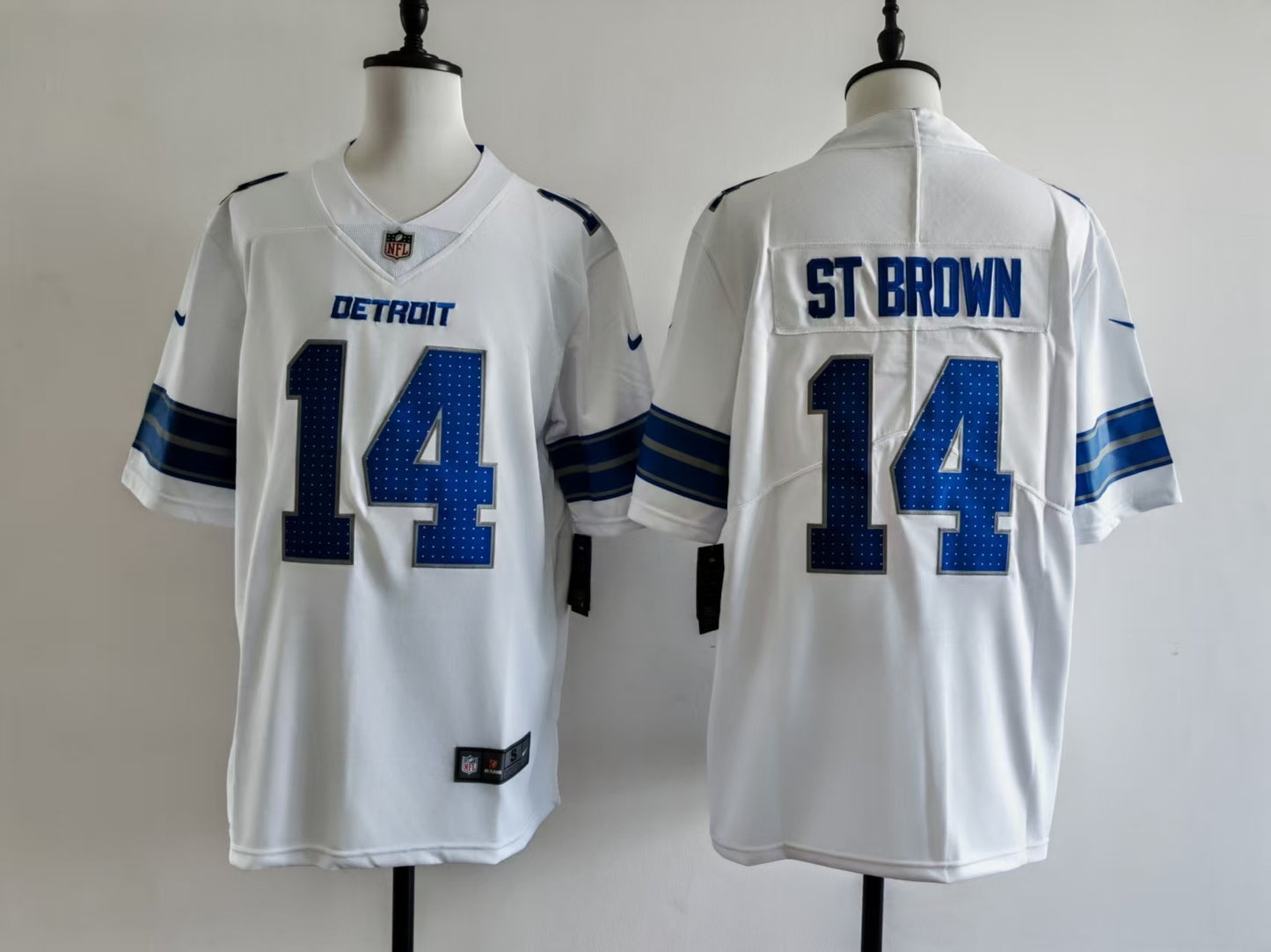 Men's Detroit Lions Amon-Ra St. Brown Jersey - White