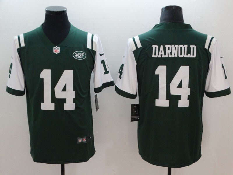 Men's New York Jets Sam Darnold Jersey-Green