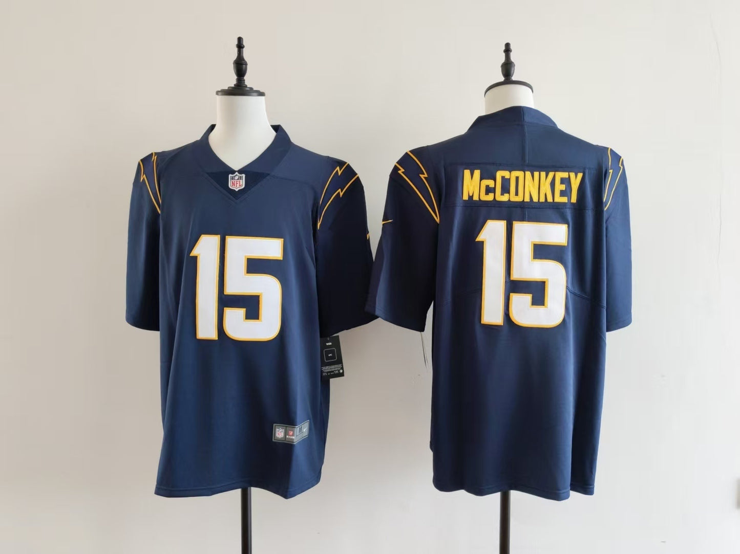 Men's San Diego Chargers Ladd McConkey Jersey-Dark blue