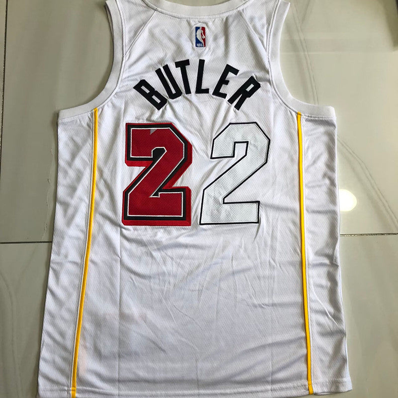 Jimmy Butler Miami Heat White 22 MN