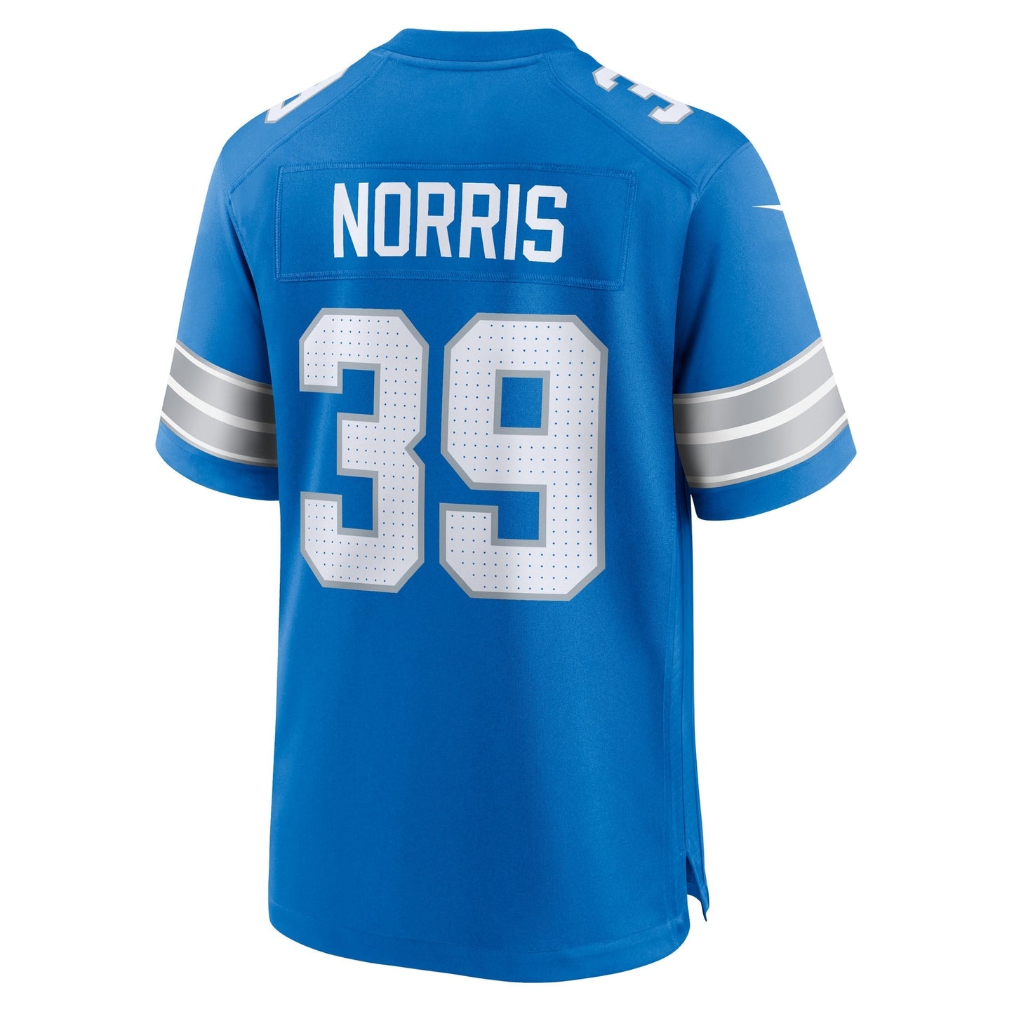 Morice Norris Detroit Lions Nike Game Jersey - Blue