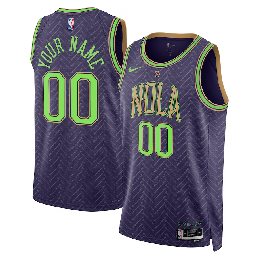 Custom New Orleans Pelicans 2024-25 City Edition Jersey