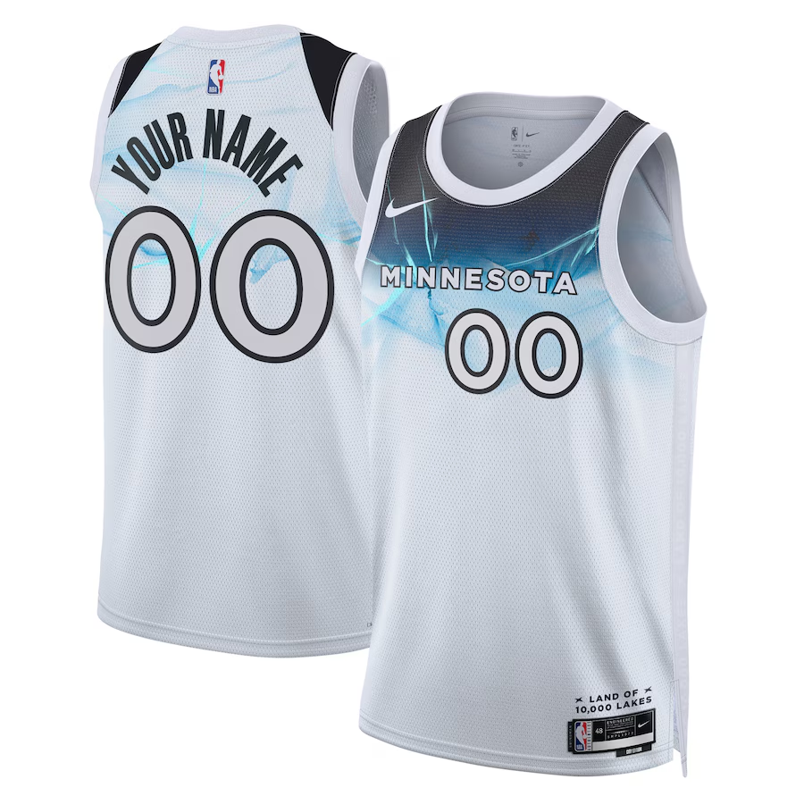 Custom Minnesota Timberwolves 2024-25 City Edition Jersey