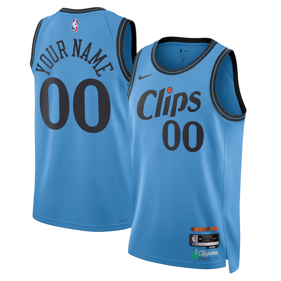 Custom Los Angeles Clippers 2024-25 City Edition Jersey