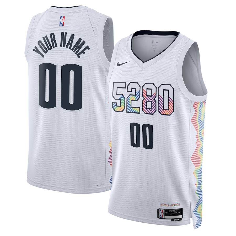 Custom Denver Nuggets 2024-25 City Edition Jersey