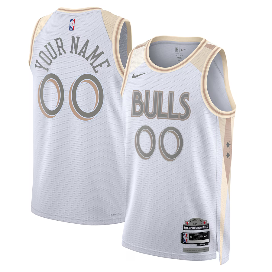 Custom Chicago Bulls 2024-25 City Edition Jersey
