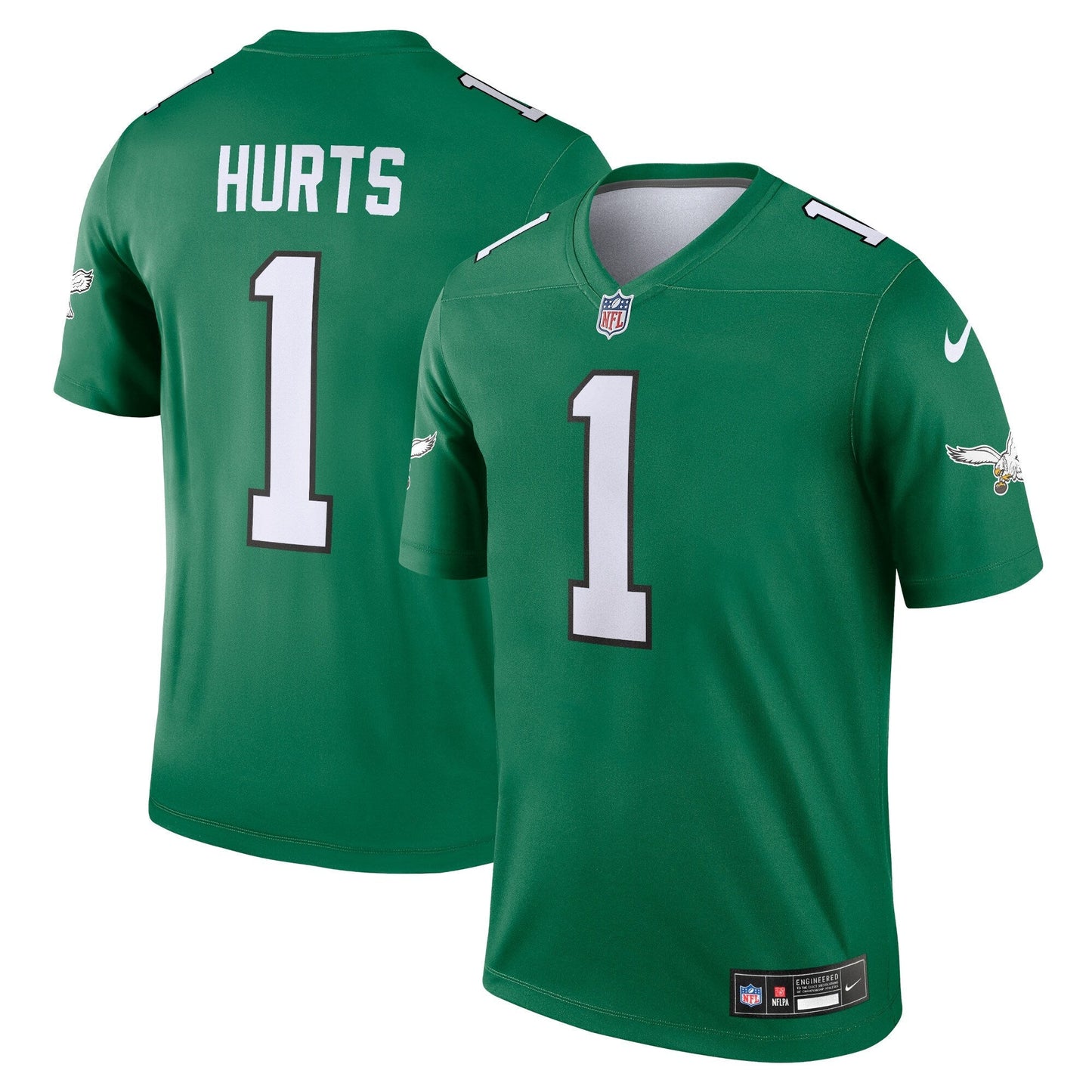 Jalen Hurts Philadelphia Eagles Nike Alternate Legend Jersey - Kelly Green