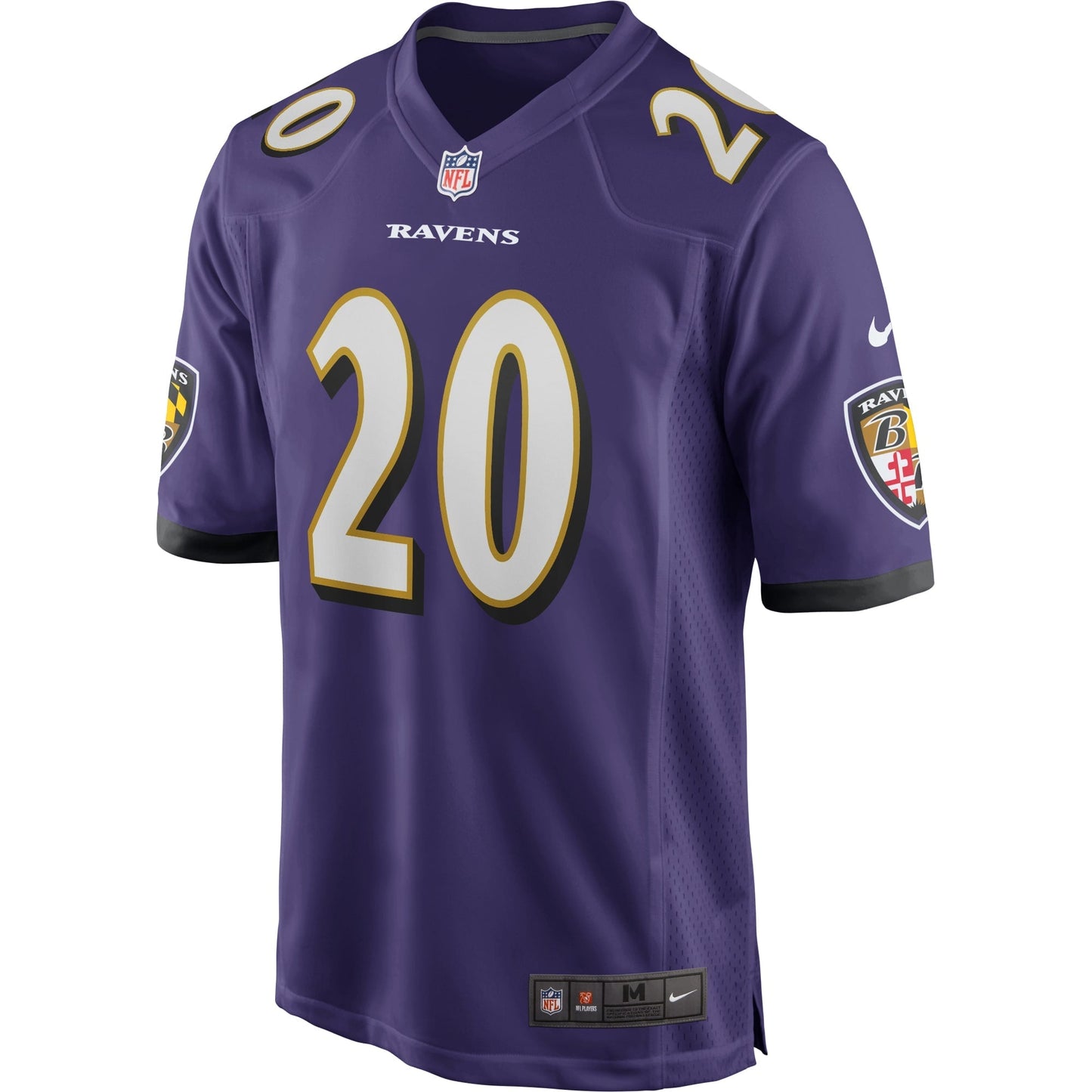 Ed Reed Baltimore Ravens Nike Game Retired Jersey - Purple