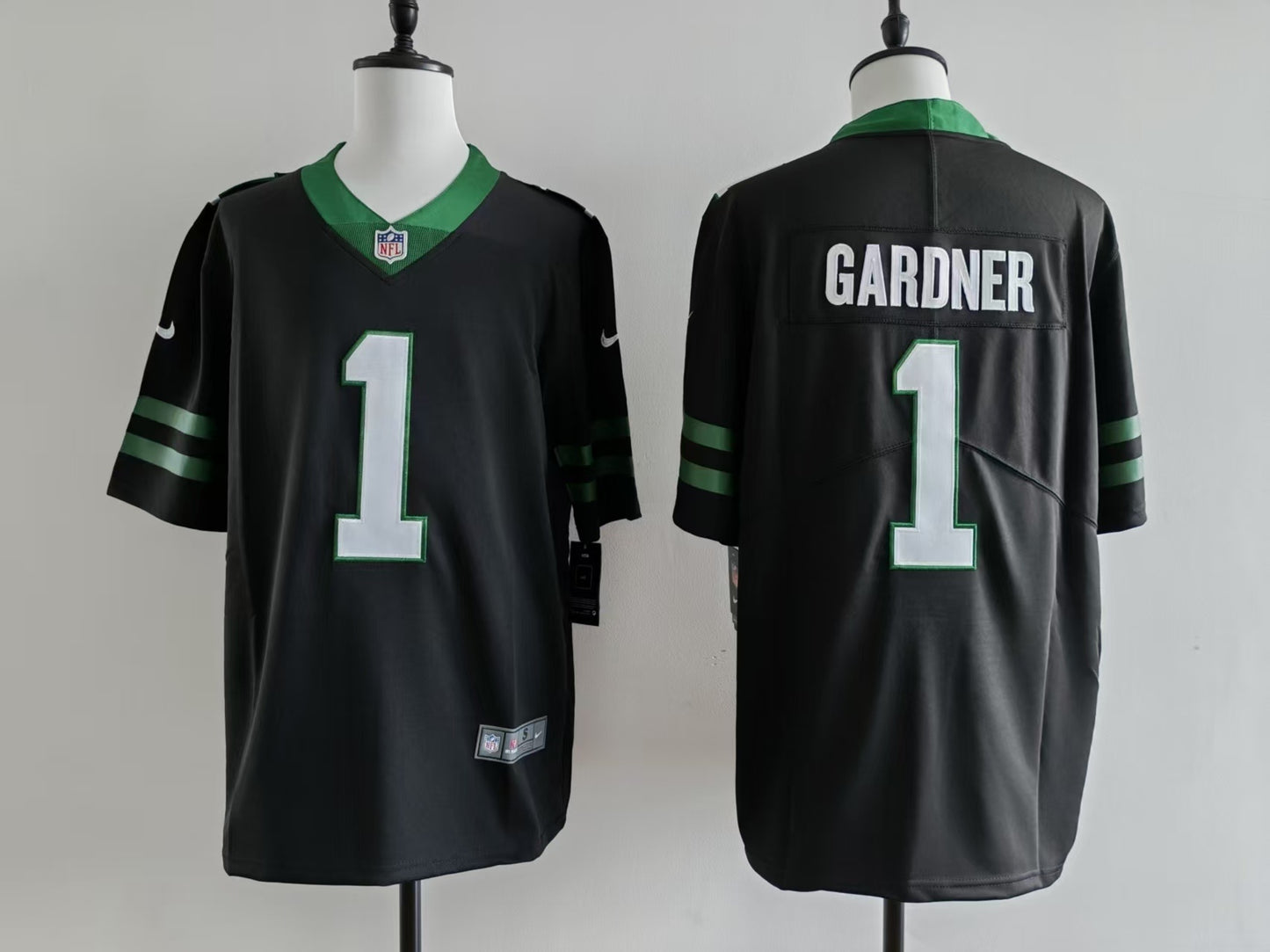 Men's New York Jets Ahmad Sauce Gardner Jersey-Black