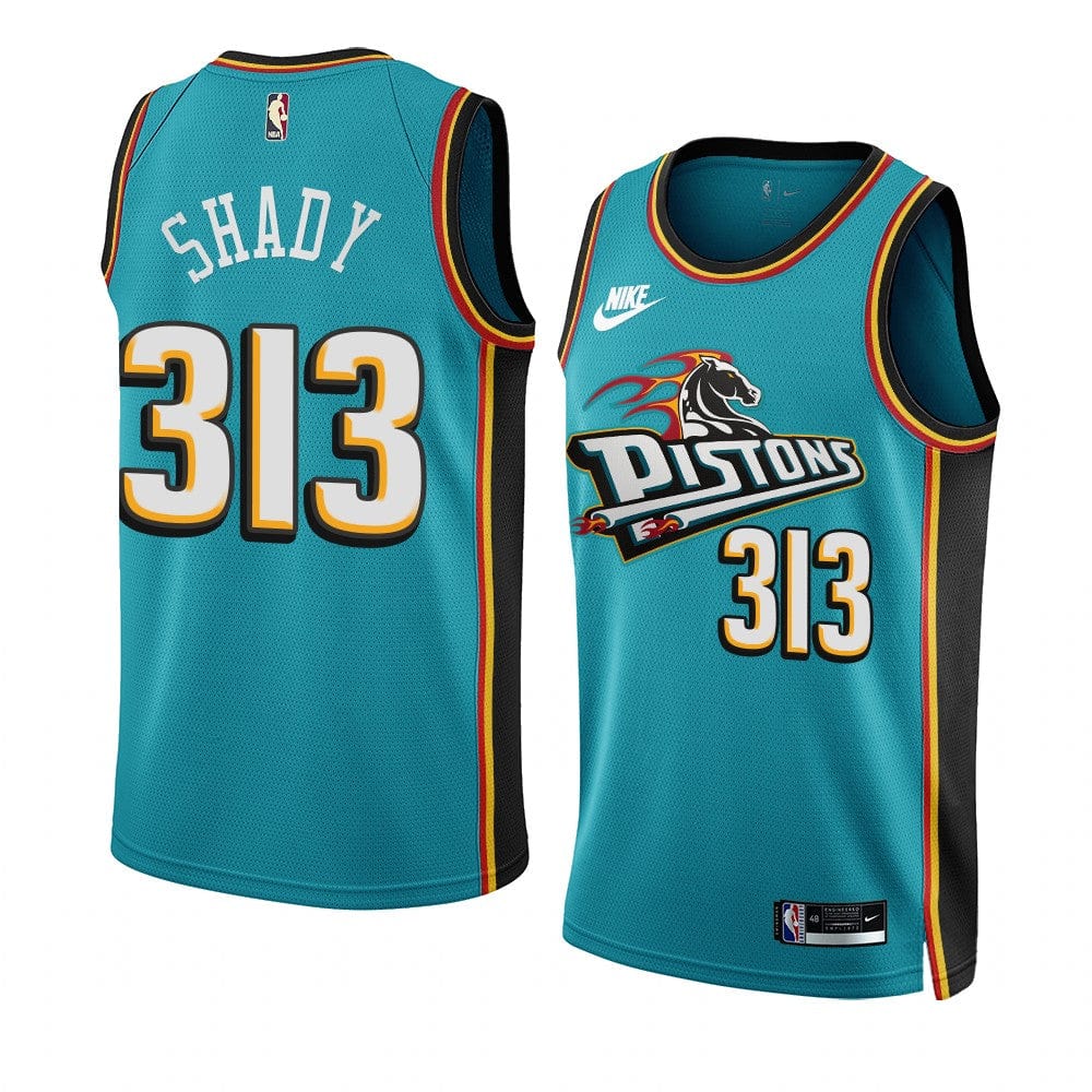 Slim Shady Detroit Pistons 2022-23 Classic Jersey