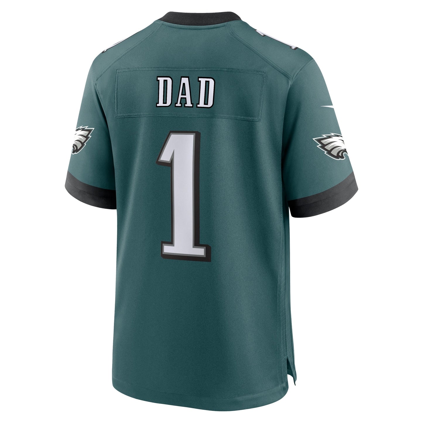 Philadelphia Eagles Nike #1 Dad Game Jersey - Midnight Green