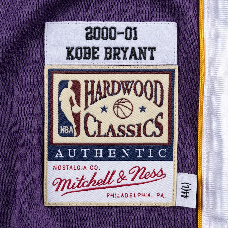Men's Kobe Bryant Purple Los Angeles Lakers 2000/01 Hardwood Classics Jersey