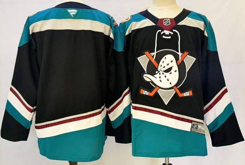 Men's Anaheim DucksBlack Player Blank Jersey
