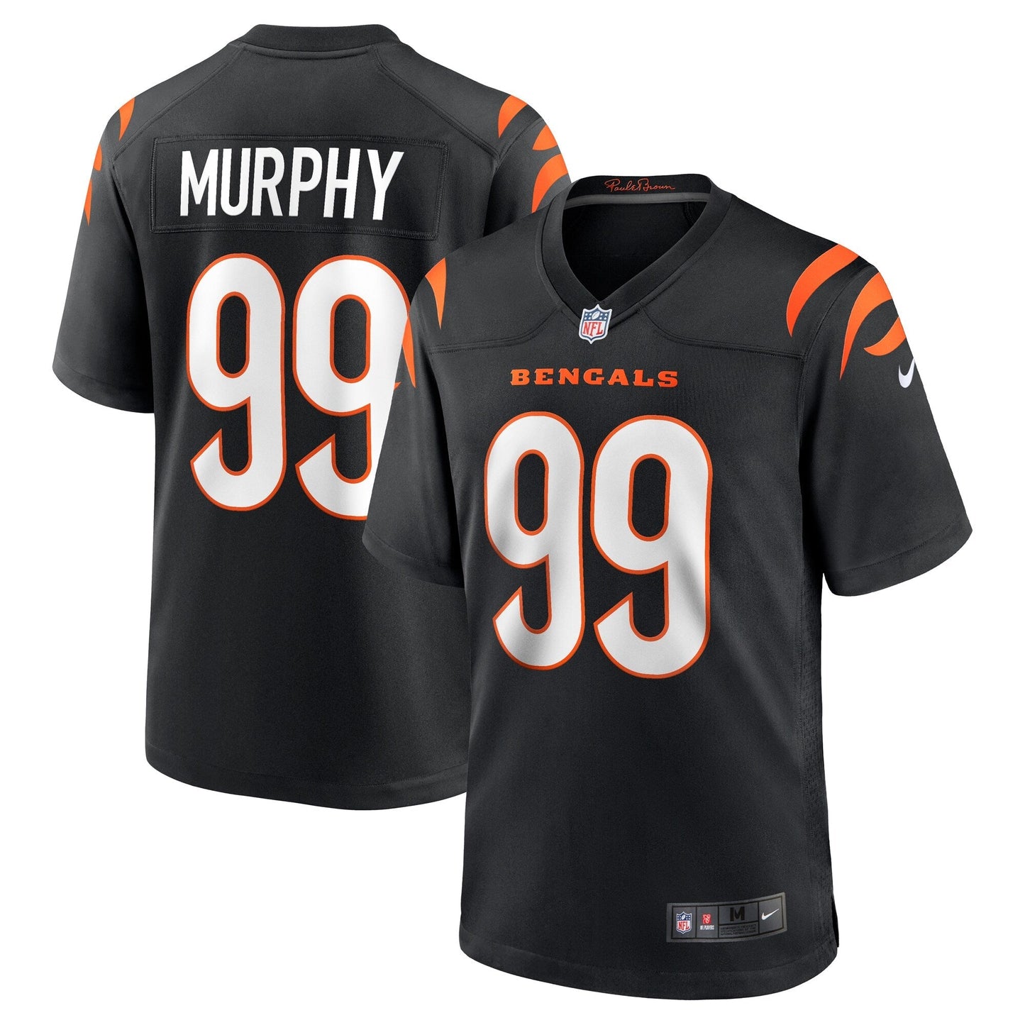 Myles Murphy Cincinnati Bengals Nike Game Jersey - Black