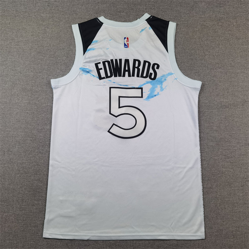 Unisex Minnesota Timberwolves 2024/25 Embroidered Swingman Jersey City Edition