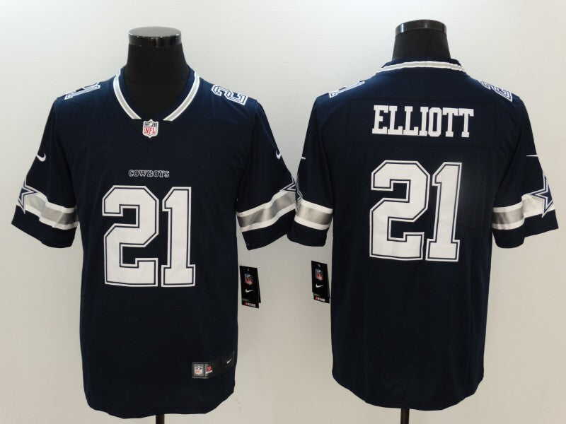 Men's Dallas cowboys Ezekiel Elliott Jersey-Blue