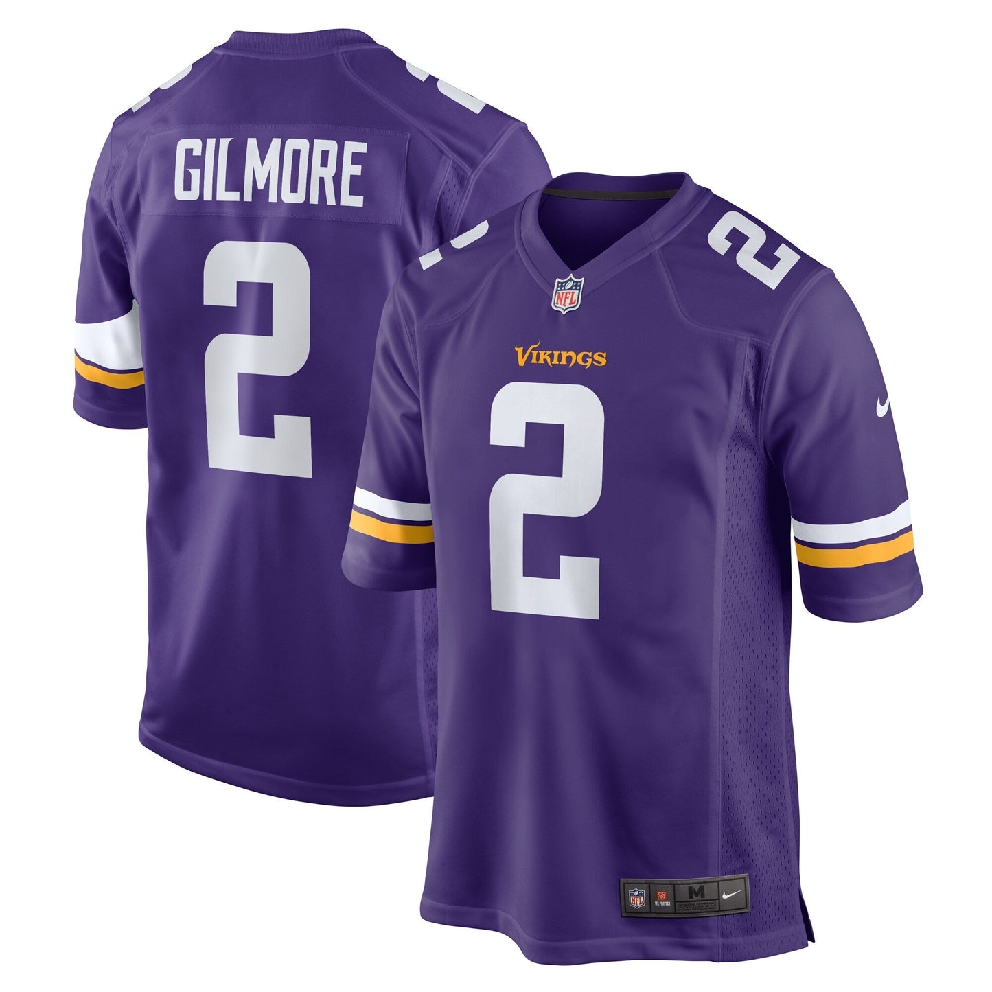 Stephon Gilmore Minnesota Vikings Nike Game Jersey - Purple