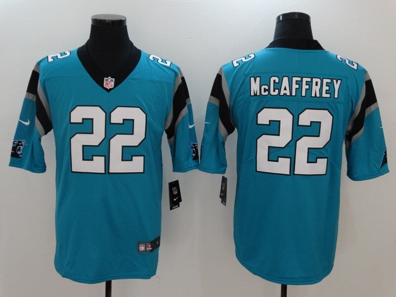 Men's Carolina Panthers Christian McCaffrey Jersey-Blue